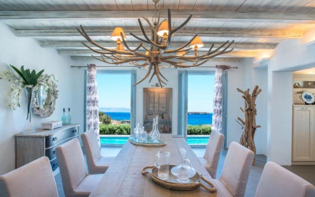 Luxury Paros Villa Sea View Villa Private Pool 4 BDR Tserdakia