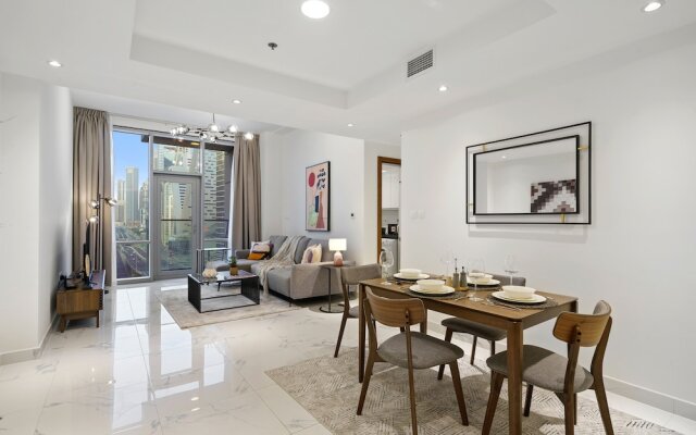 Manzil - 1 BR Apt in Noora Tower w Canal Views