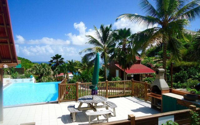 Bungalow With one Bedroom in Le Moule, With Wonderful sea View, Pool A