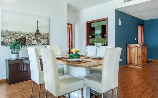 JBR Beach Front 4 Bed High Floor