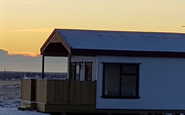 Hekla Cabin 1 Volcano and Glacier View