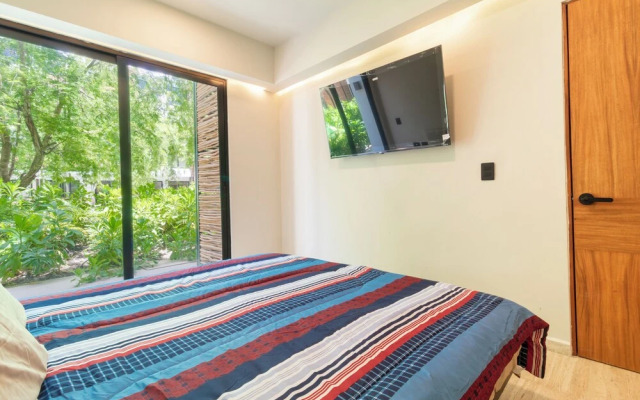 Apt with Private Rooftop Tulum 2 BR