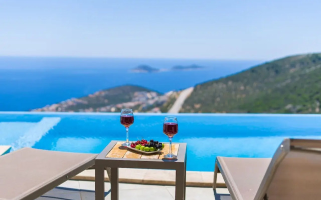 Lux Villa With Inf Pool Jacuzzi - All Rooms w AC