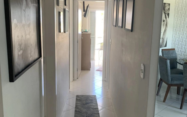 Apartamento em Caraguatatuba em Frente a Praia para 9 pessoas