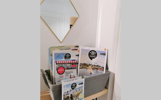 Vue sur le port de crouesty, tout à pied