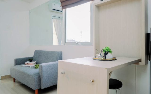 Compact White Tone 2Br At Pakubuwono Terrace Apartment