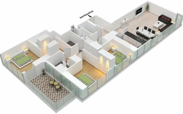 LUX The Burj Khalifa Downtown View Suite