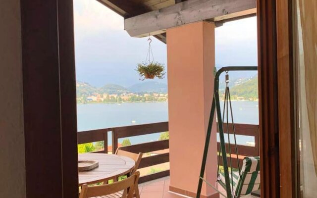 Apartment With One Bedroom In Lavena Ponte Tresa, With Wonderful Lake View, Enclosed Garden And Wifi