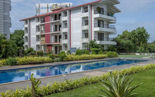 Premium 1BR in Calungute- Pool Sauna Near Beach