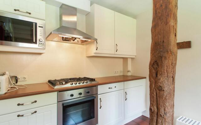 Restored back building of a farm.