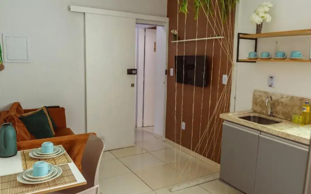 Flat Lindo com 02 Quartos