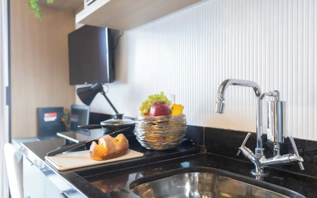 Estúdios com AC e Varanda na Bela Vista