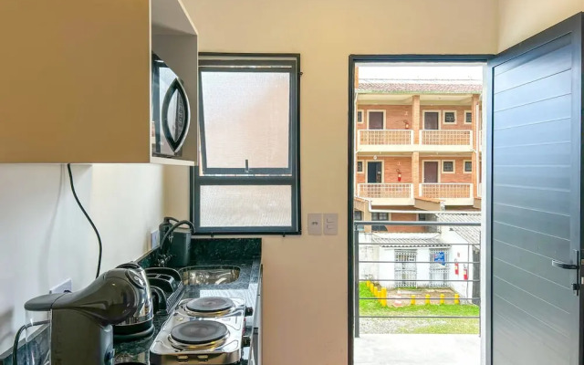 Timo Flat a Beira mar na Praia de Guaratuba SP