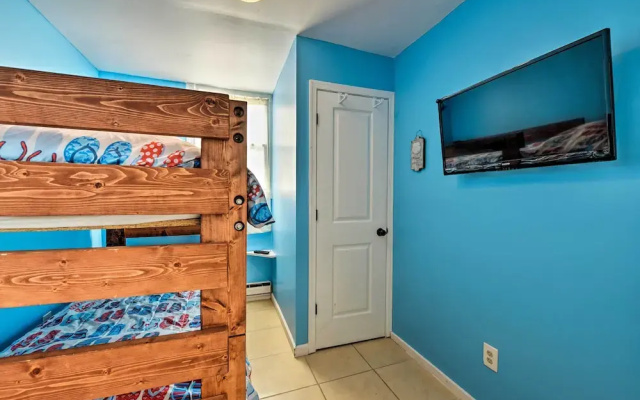Walk to Beach: Coastal Brigantine Condo w/ Patio!