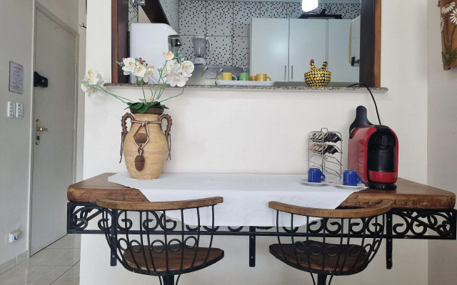 Apto em frente à praia em Caraguatatuba