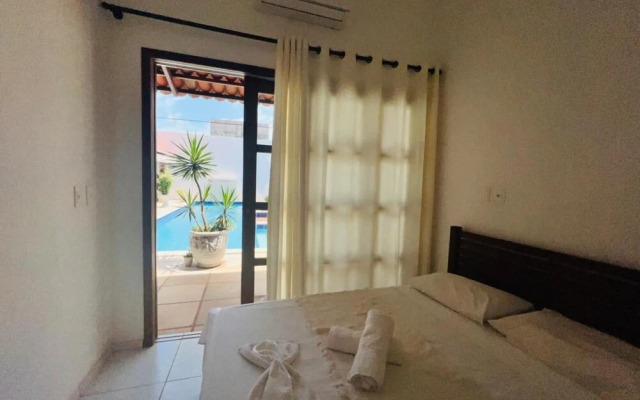 Paradis aca Casa Tropical com Piscina e 3 Su tes