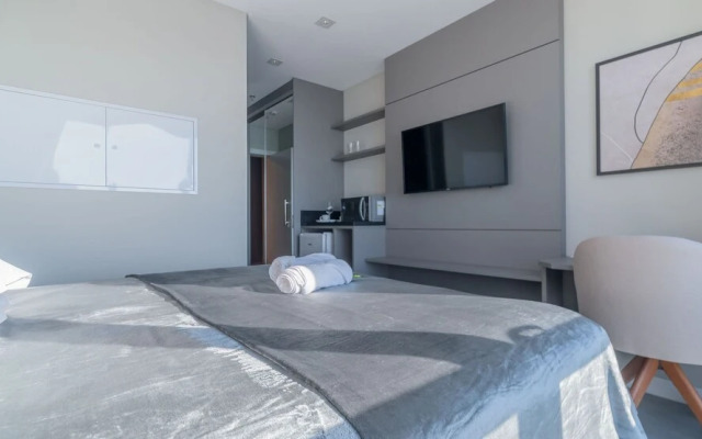 MHFA Studios em Prédio Luxuoso Vista Mar