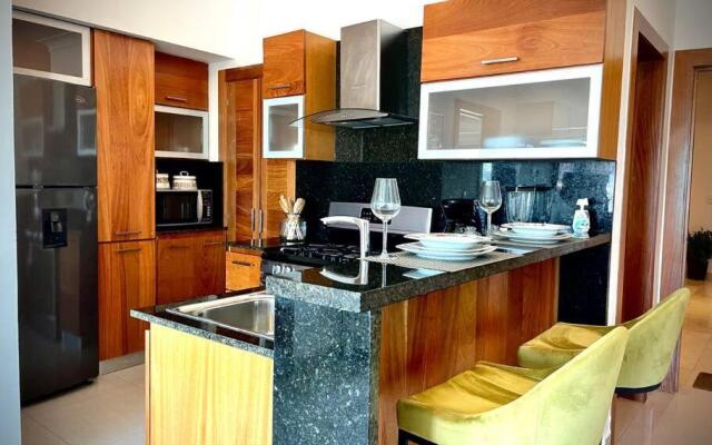 Suite Deluxe 1 bed, city OceanView, pool,Saune,Gym