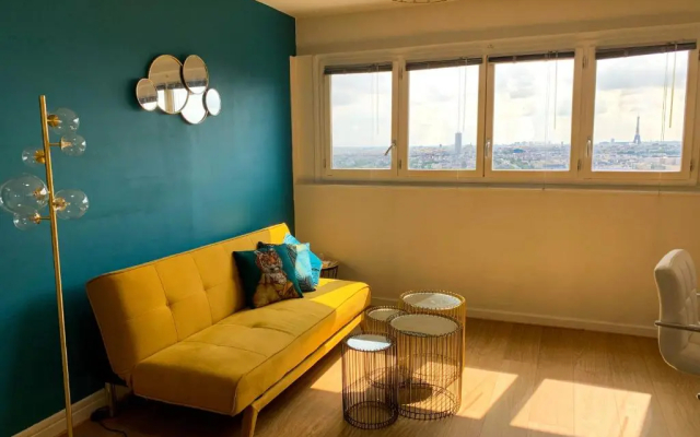 Vue panoramique sur Paris : Sublime appartement au centre de Courbevoie - Apartment in 库尔布瓦 - Photo 5