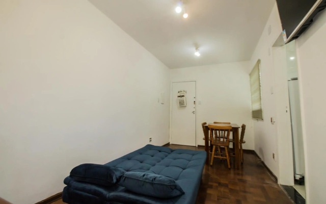 Apartamento aconchegante com estacionamento na 25 de março