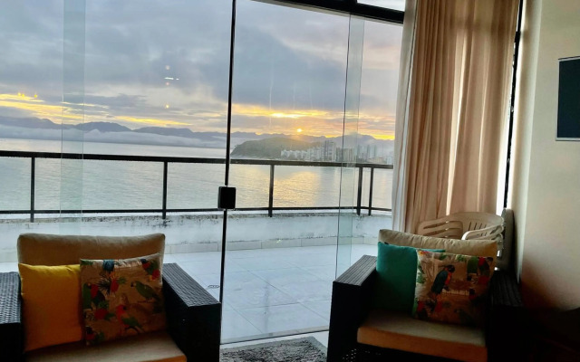 Linda Cobertura Duplex, Pé Na Areia,Vista Linda.