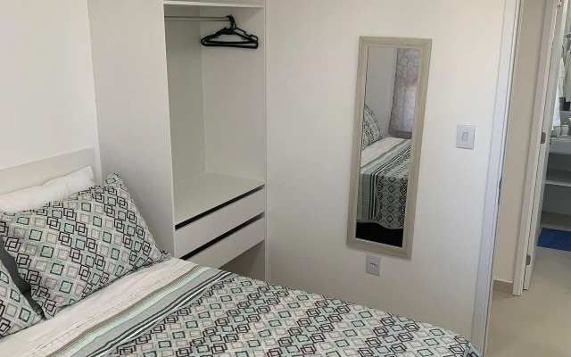 Apartamento confortável a poucos metros da praia de Intermares