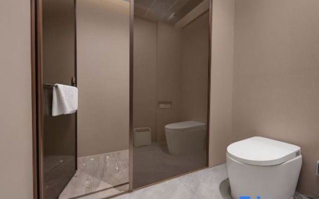 Jiangmen LOFEI Luofei Design Hotel (XinhuI Mingyuan Xintiandi Plaza) – Bathroom – Jiangmen