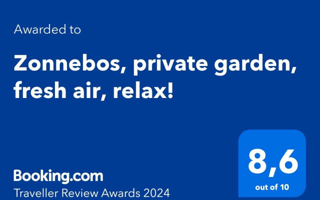 Zonnebos, private garden, fresh air, relax!