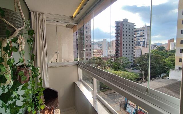 Lindo studio na área central de Poços