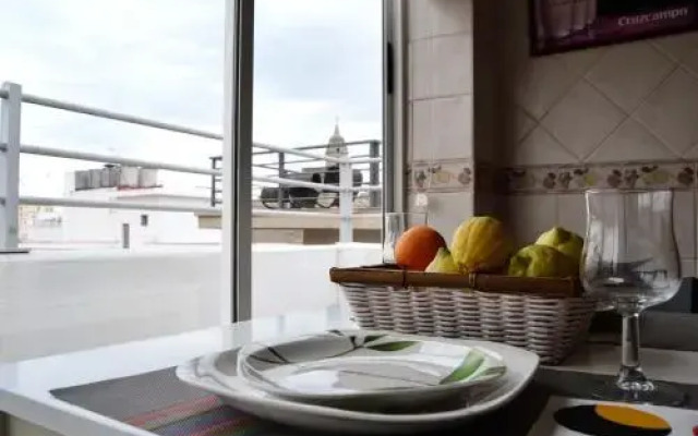 Ático con terraza y vistas