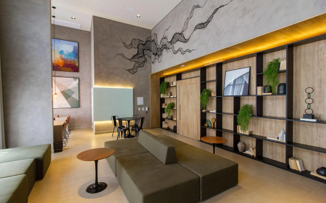 Studios Próximo a Av Paulista com Piscina no Rooftop e Sauna - Hotel in São Paulo - Photo 2