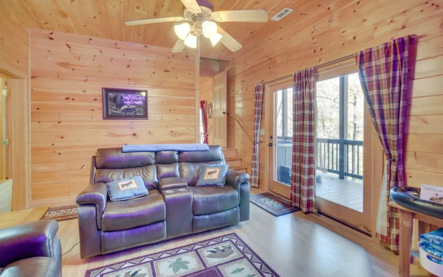 Riverfront Cabin w/ Wraparound Decks & Fire Pit!
