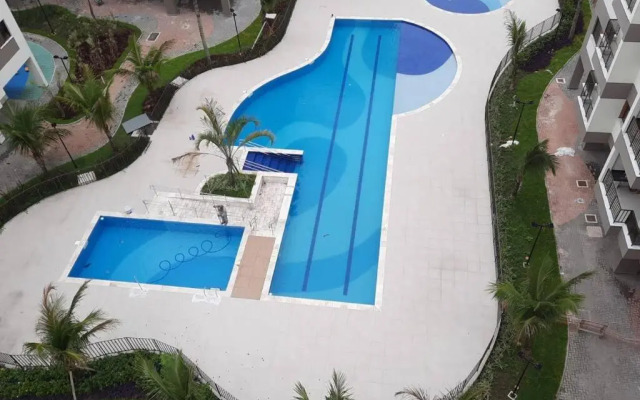 Apartamento na Praia Martim de Sá com linda vista