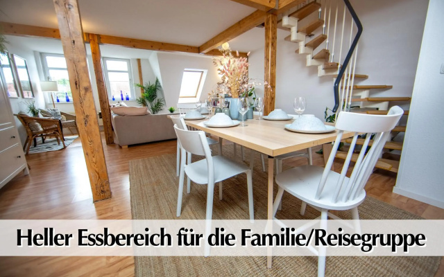 Schickes 80m2 Maisonette-Loft in zentraler Lage Erfurts mit Balkon