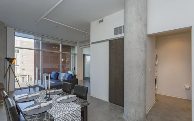 Industrial Chic Condo with Balcony