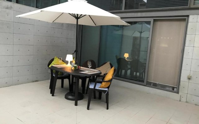 Loft with terrace 24m2, swimming pool and garage