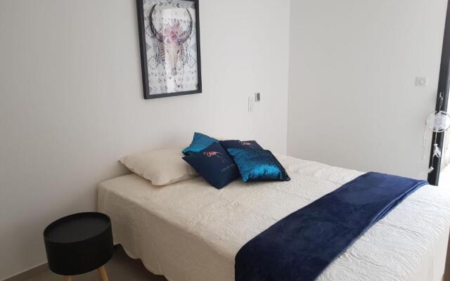 appartement T3 terrasse vue mer pieds dans l eau