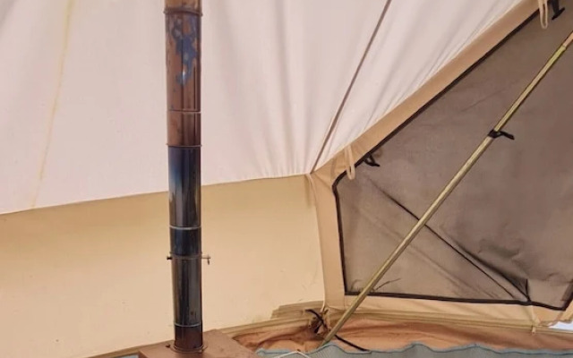 Cozy Dog Friendly Hot Tent With Log Burner & Logs