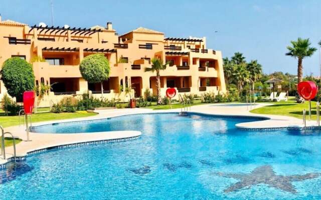 Casares Beach Golf Apartment With Private Garden and Pool Access