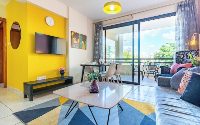 Freya 1-Bedroom Apt & Balcony in Larnaca