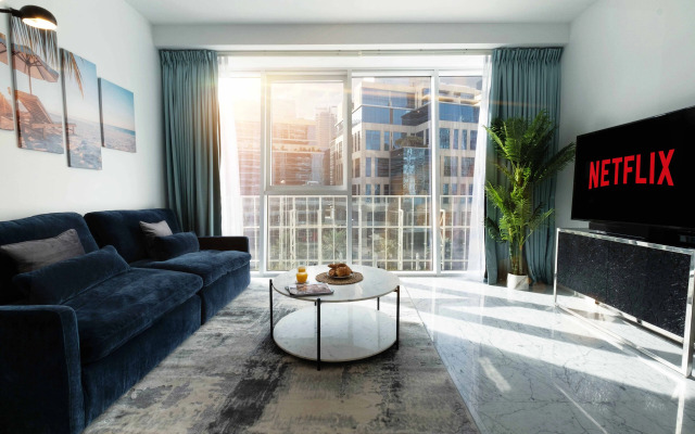 lux the pad executive suite burj khalifa view