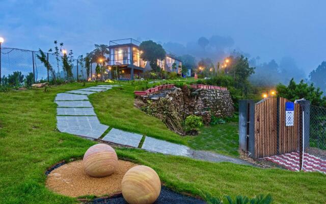 SaffronStays Glasshouse Celeste Ranikhet luxurious glass villa with breathtaking views All clear roads