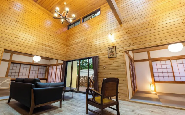 rinne 2nd living Sauna Villa Nasu – Balcony – Nasu