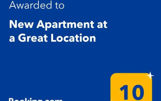New Apartment at a Great Location