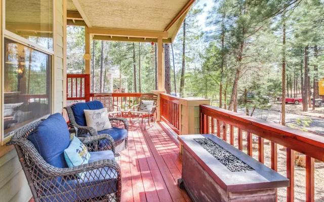 Walk to Rainbow Lake: Peaceful Cabin w/ Fire Pit