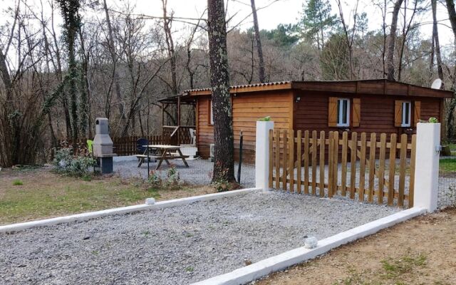 Chalet With 2 Bedrooms in Saint-genest-de-beauzon, With Wonderful Mountain View, Enclosed Garden and Wifi - 40 km From the Slopes