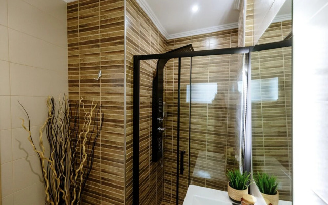 Sea View Studio With a Barbecue Area on the Terrace of the Building a Smart TV