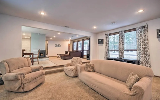 Lakefront Chetek Haven: Dock, Screened Gazebo