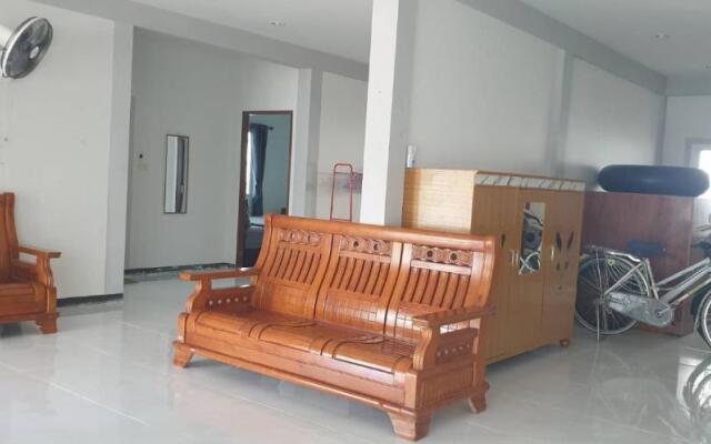 Reindeer house front beach