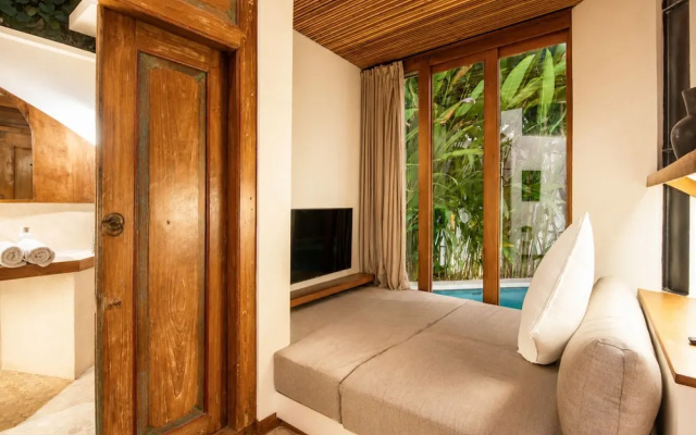 BA Villa 4 1BR Lush 1-br Villa With Pool 4 Mins to Echo Beach – Guest Rooms – Pererenan